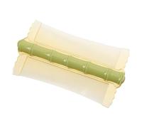 NIYANGLE Peigne Plastique à Dents Fines Double Face Pour Garçon Fille Adultes Et Animaux De Compagnie Design Bambou Mignon Pour Élimination Des Pellicules Impuretés Couleur Matcha