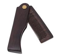 NIYANGLE Peigne Pliable pour Cheveux et Moustaches, Finition Lisse et Design Portable, pour Voyage et Usage Quotidien