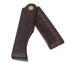 NIYANGLE Peigne Pliable pour Cheveux et Moustaches, Finition Lisse et Design Portable, pour Voyage et Usage Quotidien