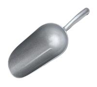 NIYANGLE Pelle à Farine en Alliage de Zinc Finition Argentée 27,2 X 9,7 X 5,6 CM Spatule Multifonctionnelle pour Fruits Secs et Glace Cuisine Domestique