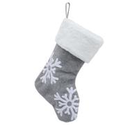 NIYANGLE Pendentif de Noël Chaussette Décorative Brodée, Non-tissé, Peluche | Style Délicat et Joli, Format Rangement Suspendu, pour Sapin et Présents, Motif Festif Saisonnier