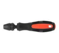 NIYANGLE Perceuse Manuelle de Précision Outil Robuste Multifonction 0,5-8mm en Acier Noir pour Modélisme et Travaux à Domicile