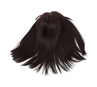 NIYANGLE Perruque Courte Pour Femme Perruque à Frange Naturelle Coiffure Air Bang Bobo Sans Odeur