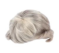 NIYANGLE Perruque Femme Courte Lisse Cheveux Longs ou Courts Perruque Blonde ou Noire pour Quotidien