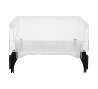 NIYANGLE Petites Boîtes De Rangement Transparentes en Plastique Vides Boîtes À Outils Transparentes en Plastique Petite Mallette De Transport