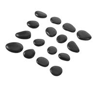 NIYANGLE Pierres décoratives pour Le Bricolage 1 kg Galets 2-3 cm, Pierre chauffante Polyvalente pour Cuisson de Steak et Soupe en extérieur