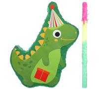 NIYANGLE Piñata Dinosaure pour Décoration de Fête d'Anniversaire, Livrée Bâtonnet pour Casser, pour Jeux et Surprises Lors d'Événements Familiaux