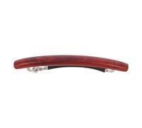 NIYANGLE Pince à Cheveux Minimaliste en Bois à Ressort, Barrette Rouge, Taille Moyenne, Fixation Sécurisée, pour Femmes Élégantes, Coiffures Queue de Cheval ou Chignon, Accessoire Cheveux