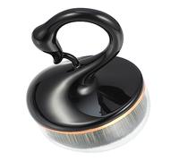 NIYANGLE Pinceau à Fond De Teint Ovale Brosse De Maquillage Professionnelle Pinceau Poudré Portable Avec Étui Pour Application Sans Trace