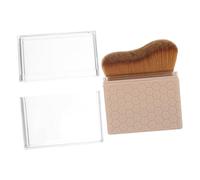 NIYANGLE Pinceau Autobronzant Portable Forme De Vague Applicateur Multi-usages Pour Fond De Teint Et Maquillage Brosse Douce Pour Visage Avec Design Compact Et Pratique Pour Application