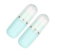 NIYANGLE Pinceau De Maquillage Rétractable Portable Brosse à Blush Et Fond De Teint Capsule Idéale Pour Voyage Bleu Céleste