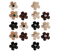 NIYANGLE Pinces à Cheveux sans Abîmer Cheveux Forme Fleur en Plastique 16 Faciles à Utiliser pour Filles et Garçons pour Mariage et Photo