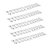 NIYANGLE Planche à Dessin de Manucure en Plastique Transparent 120pcs Forme Ronde Plate pour Salon de Manucure Pratique et Comparaison Complète des Couleurs