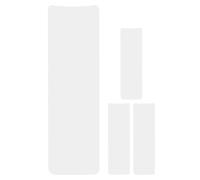 NIYANGLE Planche de balayage 4 pièces : palette de coloration transparente pour cheveux - Outils de mise en valeur pour stylistes - Planche de mise en valeur pour coiffures complexes