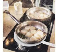 NIYANGLE Plaque Diffuseur de Chaleur Inoxydable pour Gaz et Induction Répartiteur Thermique Rapide et Uniforme Adaptateur Cuisson Compact pour Casseroles et Poêles