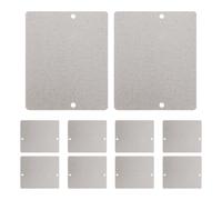 NIYANGLE Plaque Isolante en Mica Ignifugée pour Micro-ondes 104x85 Mm, Lot de 10 Pièces, Feuille de Protection Électrique Résistante la Chaleur, Accessoire de Réparation pour Four
