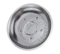 NIYANGLE Plateau à Fruits Rond en Acier Inoxydable 19,5 Cm Trous D’égouttage, Plaque Vapeur Multifonction Cuisine, Bac Récupérateur D’eau, Accessoire Pratique pour Cuisson la Vapeur