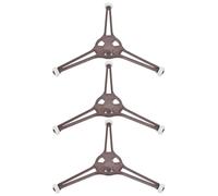 NIYANGLE Plateau Tournant pour Micro-ondes 3pcs Support en Plastique, Anneau Rotatif Pratique et Multifonction pour Four à Micro-ondes