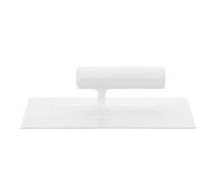 NIYANGLE Plâtre Trowel Plastique Blanc avec Poignée Ergonomique Confortable Outil de Maçonnerie Angle à Bout Carré pour Enduit Ragréage Peinture Murale et Bricolage