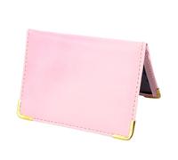 NIYANGLE Pochette Fine en Cuir PU pour Cartes Bancaires et Identité Rose Résistante à l'eau Protection RFID pour Usage Professionnel et Voyage