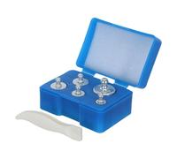 NIYANGLE Poids D’étalonnage Acier Chromé 10mg à 100g, Jeu de Poids de Précision pour Balance de Laboratoire, la Cuisine et Bijoux, Ensemble Complet avec Boîte de Rangement Compacte