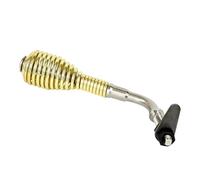 NIYANGLE Poignée à Ressort pour Poêle à Bois et Barbecue Extérieur Poignée de Porte Résistante à la Chaleur en Alliage Installation Facile pour Fumoir Poêle à Granulés et Chaudière