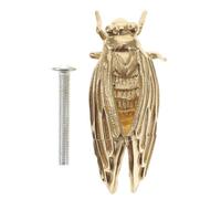 NIYANGLE Poignée Meuble Laiton Antique Forme Cigale Bouton Tiroir Placard Armoire Décoratif pour Cuisine Salle de Bain