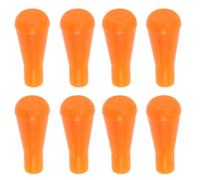 NIYANGLE Pointes de Flèches en Caoutchouc Souple Orange Remplacements Sûrs Durabilité et Sécurité Renforcée Lot de 10 pour Tir à l'arc pour Entraînement de Précision