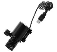 NIYANGLE Pompe à Eau Submersible pour Aquarium et Animaux, Système de Filtration, Capacité 500l/h, Matériau Plastique Noir, Facile à Ranger pour Usage Intérieur