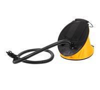 NIYANGLE Pompe à Pied Portable en Plastique Noir 3l Facile à Ranger pour Matelas Gonflable, Bateau et Ballon pour Fête