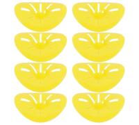 NIYANGLE Portable en Pp Jaune, Forme Conique, 15 Pièces, Outil Robuste pour Entrée de Ruche Adapté à L'apiculture et Climats Pluvieux