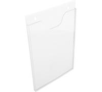 NIYANGLE Porte-Brochures Mural Transparent en Acrylique Format A4 Vertical Support pour Brochures Dépliants et Documents Organiseur Polyvalent pour Bureau et Espace Professionnel