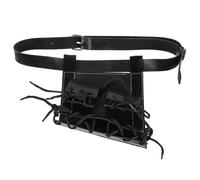NIYANGLE Porte-ceinture en Cuir Noir pour Katana Double, Ceinture de Transport Multifonctionnelle et Sécurisée, Design Simple et Élégant pour Rangement D'épée