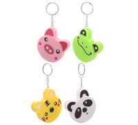 NIYANGLE Porte-Clés Mètre Ruban Rétractable Lot de 4 Animaux Cartoon en ABS Petit Mètre Ruban de Poche Pratique pour Mesure Rapide Accessoire Portable pour Usage Quotidien