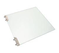 NIYANGLE Porte Coulissante en Verre Trempé 24 X 25 Cm pour Machine à Saucisses - Pièce de Rechange pour Appareil Hot Dog, Panneau Vitré Étanche à Joint, Compatible la Cuisine