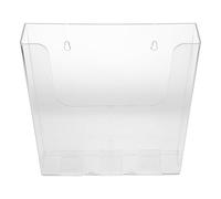 NIYANGLE Porte-Documents Mural en Acrylique Transparent A4 Support Magnétique et Vis, Organiseur Suspendu pour Dossiers et Brochures, Bureau et École, Organiseur de Courrier Robuste et