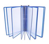 NIYANGLE Porte-documents mural pochettes transparentes support suspendu polyvalent pour fichiers brochures et magazines montage facile pour bureau école ou centre médical