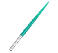 NIYANGLE Porte-plume en Résine Verte Bague Métallique Dorée, Stylo à Tremper 1 Pièce, Accessoire D’écriture pour Calligraphie et Fournitures de Bureau, Manche Ergonomique pour Artistes