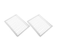 NIYANGLE Portes Grillagées D'entrée pour Pigeonniers 2 Pcs 33x26 Cm, Porte de Cage à Pigeons en Matériau Solide, Adaptée pour Courses et Sauts, Fournitures pour Habitats de Volaille