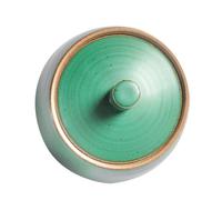 NIYANGLE Pot de Rangement Céramique pour Thé Vrac Compact et Polyvalent avec Finition Lisse et Design Rétro pour Cuisine et Bureau