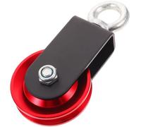 NIYANGLE Poulie de Câble Poulie de Remplacement de Câble en Alliage D'aluminium Noire Silencieuse Réduit Les Vibrations Facile à Installer pour Équipements de Sport