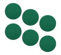 NIYANGLE Poussoirs Hockey Air 6 Pièces Vert Velours 74 MM Autocollants pour Palets Accessoires Soirées la Maison et Fêtes