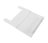 NIYANGLE Présentoir à Cartes de Mahjong Pliable Blanc pour Table | Base Stable, Visibilité Optimale, Format 20x18,6x15cm, Réduit la Tension du Cou