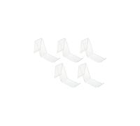 NIYANGLE Présentoir à Chaussures en Acrylique Transparent Lot de 5 Supports de Présentation Polyvalents pour Rangement et Exposition Étagère Compacte pour Magasins Boutiques et Usage
