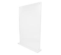 NIYANGLE Présentoir Menu Acrylique Transparent A4 Support Magnétique pour Restaurants, Changement Rapide de Contenu, pour Marketing Table