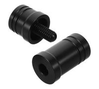 NIYANGLE Protecteur de Joint de Queue de Billard en Plastique Noir 5/16-18 Filetés Accessoire de Billard pour Salle de Jeux et Club Protection Solide Chocs