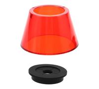 NIYANGLE Protection pour Lampe UV à Ongles en Plastique Orange, Accessoire Manucure Anti-éblouissement Fonction Prévention Bronzage des Mains, pour Manucure Professionnelle Gel