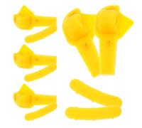 NIYANGLE Protections de Jante en Plastique Épaisses pour Démonte-pneus, Lot de 10 Pièces, Accessoires Compatibles Voitures et Motos pour Changement de Pneus, Protège-jante Solide