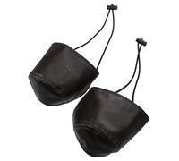NIYANGLE Protège-Talon en PU pour Chaussures de Conduite Lot de 2 Couvre-Talons Réglables et Solide Accessoires Hommes et Femmes Protection des Talons Hauts