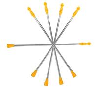 NIYANGLE Pulvérisateur de Jardin Lance Télescopique en Acier Inoxydable, Tige de Pulvérisation Agricole Rechargeable 5pcs, Extension Flexible 45-80cm pour Plantes